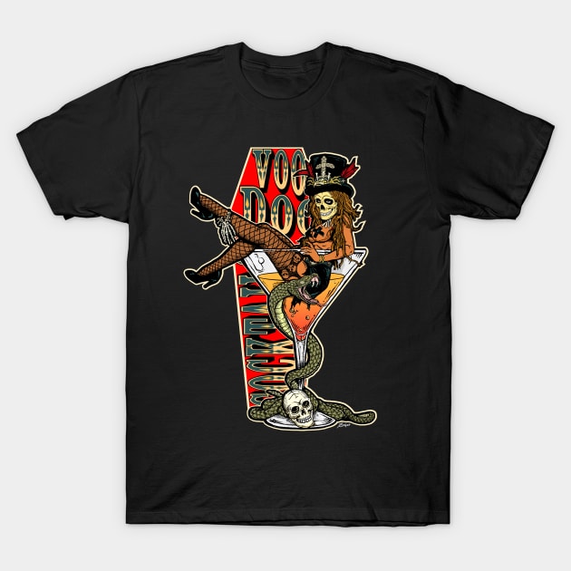 Quarantine Art: VooDoo Cocktails T-Shirt by ZugArt01